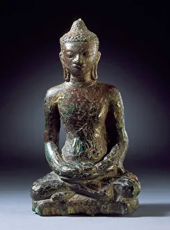 Shaka Nyorai Prints: Buddha Shakyamuni, c.8th-9th century. Creator: Unknown