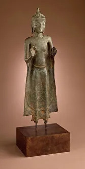 Shaka Nyorai Prints: Buddha Shakyamuni, c.9th century. Creator: Unknown