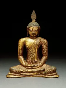 Sri Lankan Prints: Buddha Shakyamuni (image 1 of 2), 17th century. Creator: Unknown