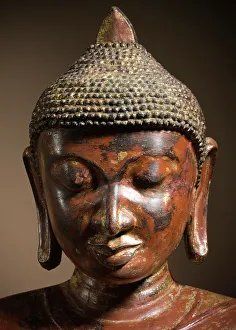 Myanmar Prints: Buddha Shakyamuni (image 5 of 5), c.13th century. Creator: Unknown