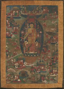 Buddha Prints: Buddha Shakyamuni and Scenes of His Previous Lives (Jataka Tales)