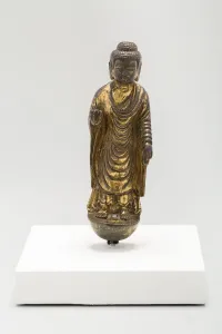 Gautama Prints: Buddha, Standing with Hand in Gesture of Reassurance (Abhaymudra), Tang dynasty