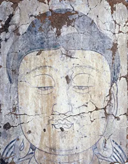 Cernuschi Museum Prints: Buddha's head, between 1368 and 1644. Creator: Unknown