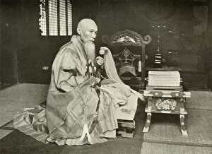 Abbot Collection: A Buddhist Abbot, 1910. Creator: Herbert Ponting