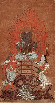 Buddhist Deity Fudo, 19th century. Creator: Unknown