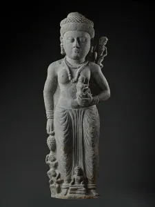 The Buddhist Goddess Hariti with Children (image 1 of 6), c.1st century B.C.. Creator: Unknown