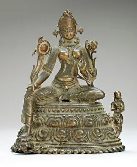 Tara Prints: The Buddhist Goddess Tara, 11th century. Creator: Unknown