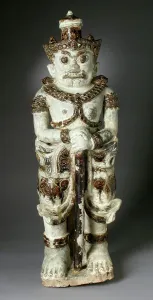 Guardian Prints: Buddhist Guardian, 16th century. Creator: Unknown