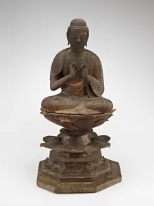 Serenity Prints: Buddhist sculpture, Heian period, 12th century. Creator: Unknown