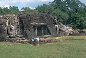 Buddhist shrine at Gal Vihara