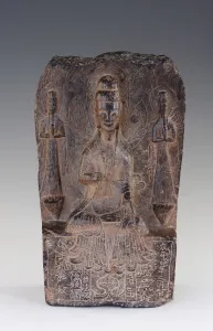 Wei Dynasty Prints: Buddhist stele, Northern Wei dynasty, dated 511. Creator: Unknown