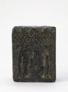 Maitreya Prints: Buddhist tablet, Period of Division, 535-557. Creator: Unknown
