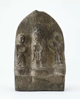 Buddhist tablet, Period of Division, Dated 536 CE. Creator: Unknown