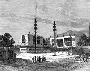 Images Dated 17th August 2007: Buddhist temple, Tibet, 19th century. Artist: Therond