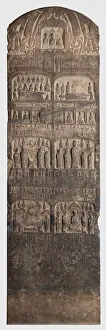 Wei Dynasty Prints: Buddhist Votive Stele, Western Wei dynasty (A. D. 535-557), dated A. D. 551
