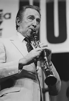 Clarinetist Prints: Buddy de Franco, North Sea Jazz Festival, Netherlands, 1994. Creator: Brian Foskett