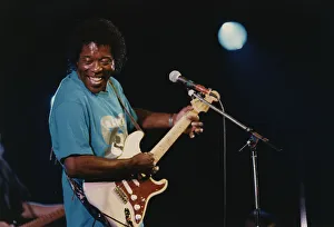 Buddy Guy, Cambridge Folk Festival, 1992. Creator: Brian Foskett