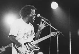 Cambridge Prints: Buddy Guy, Cambridge Folk Festival, 1994. Creator: Brian Foskett