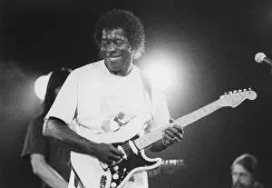 Cambridge Prints: Buddy Guy, Cambridge Folk Festival, 1994. Creator: Brian Foskett