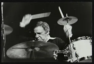 Drum Prints: Buddy Rich in concert at the Forum Theatre, Hatfield, Hertfordshire