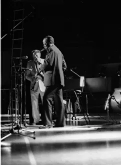 Buddy Tate and Woody Herman, Capital Jazz, Royal Festival Hall, London, July 1985