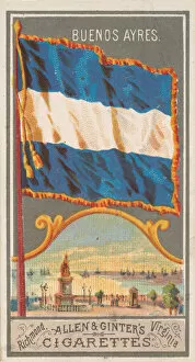 Argentina Gallery: Buenos Aires, from the City Flags series (N6) for Allen & Ginter Cigarettes Brands