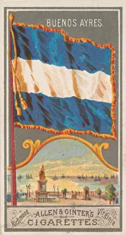 Argentinian Prints: Buenos Aires, from the City Flags series (N6) for Allen & Ginter Cigarettes Brands