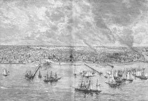 Captain Fitz Roy Prints: Buenos Ayres, c1885, (1890). Artist: Robert Taylor Pritchett