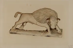 Buffalo Prints: Buffalo, c. 1939. Creator: Robert Gilson