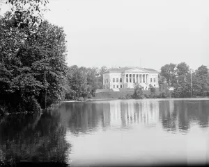 Buffalo Historical Society building, Delaware Park, Buffalo, N.Y. c1904. Creator: Unknown