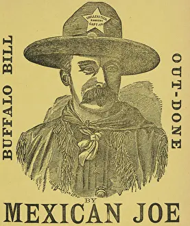 Scrap Book Prints: Buffalo Bill Out-Done by Mexican Joe, c1900. Creator: Unknown