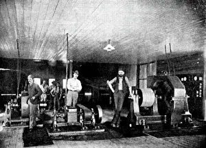 Dynamo Prints: The Buffelsdoorn Mine: Dynamo-Room, 1895. Creator: A. Betton