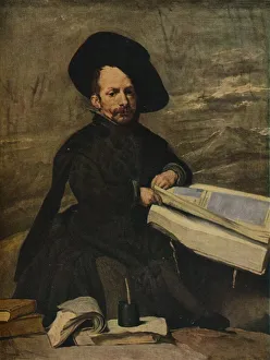 The Buffoon with books, c1644 (1939). Artist: Diego Velasquez