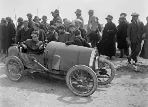 Mays Prints: Bugatti Brescia of Raymond Mays in his Bugatti Brescia at the Porthcawl Speed Trials