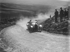 Bend Prints: Bugatti of G Blackstock competing in the Scottish Light Car Trial