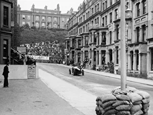 Bugatti Prints: Bugatti in the Mannin Moar race, Isle of Man, 1933