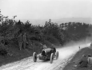 Phillips Prints: Bugatti Type 35 of WD Phillips setting the fastest time in an acceleration test. Artist