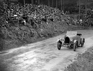 Bugatti Type 40 of Miss C Turner at the Shelsley Walsh Amateur Hillclimb, Worcestershire, 1929