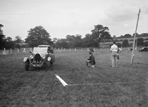 Bugatti Oc Prints: Bugatti Type 40 taking part in the Bugatti Owners Club gymkhana