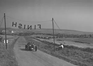 Finishing Prints: Bugatti Type 43 of AF Walsham competing in the Bugatti Owners Club Lewes Speed Trials
