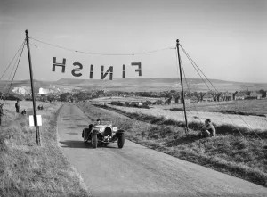 Racing Car Prints: Bugatti Type 55 of CI Craig competing at the Bugatti Owners Club Lewes Speed Trials