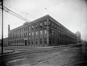 Tram Line Prints: Buhl Stamping Co. building, Detroit, Mich. between 1905 and 1915. Creator: Unknown