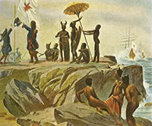 Building colonies on the African coast, 1 January 1683, (1936). Creator: Unknown
