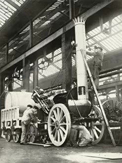 Building the Rocket - in 1935, 1935. Creator: Unknown