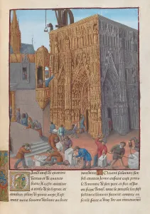 Jewish Life Prints: The Building of the Temple of Solomon