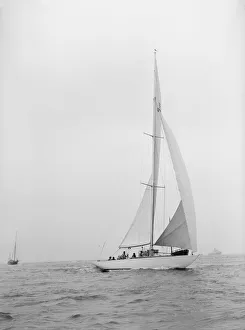 The US built 12 Metre racing yacht Vim, 1939. Creator: Kirk & Sons of Cowes The US built 12 Metre racing yacht Vim, 1939. Creator: Kirk & Sons of Cowes