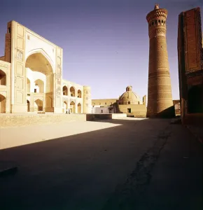 Bukhara Prints: Bukhara, The Kalian Mosque built 15-16th Cnt + Minarfj (1127) Artists: CM Dixon, Unknown