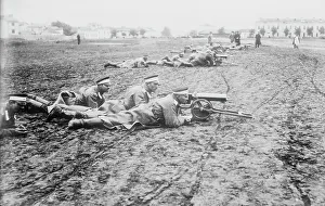 Bulgaria Prints: Bulgaria, rapid fire guns, between 1914 and c1915. Creator: Bain News Service