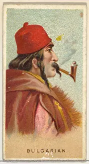 Shawl Prints: Bulgarian, from Worlds Smokers series (N33) for Allen & Ginter Cigarettes, 1888