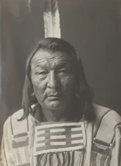 Silver Gelatin Print Prints: Bull Snake, 1908. Creator: Edward Sheriff Curtis